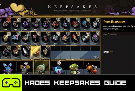 hades best keepsakes